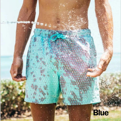 COLOR CHANGING SWIM TRUNKS