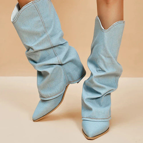 AMY | DENIM BOOTS