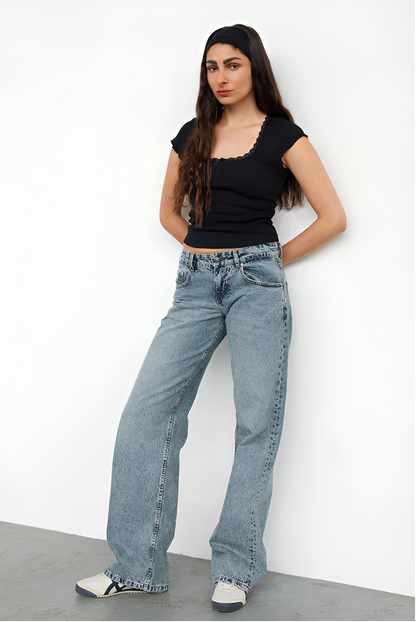 AMY | LOW-RISE JEANS