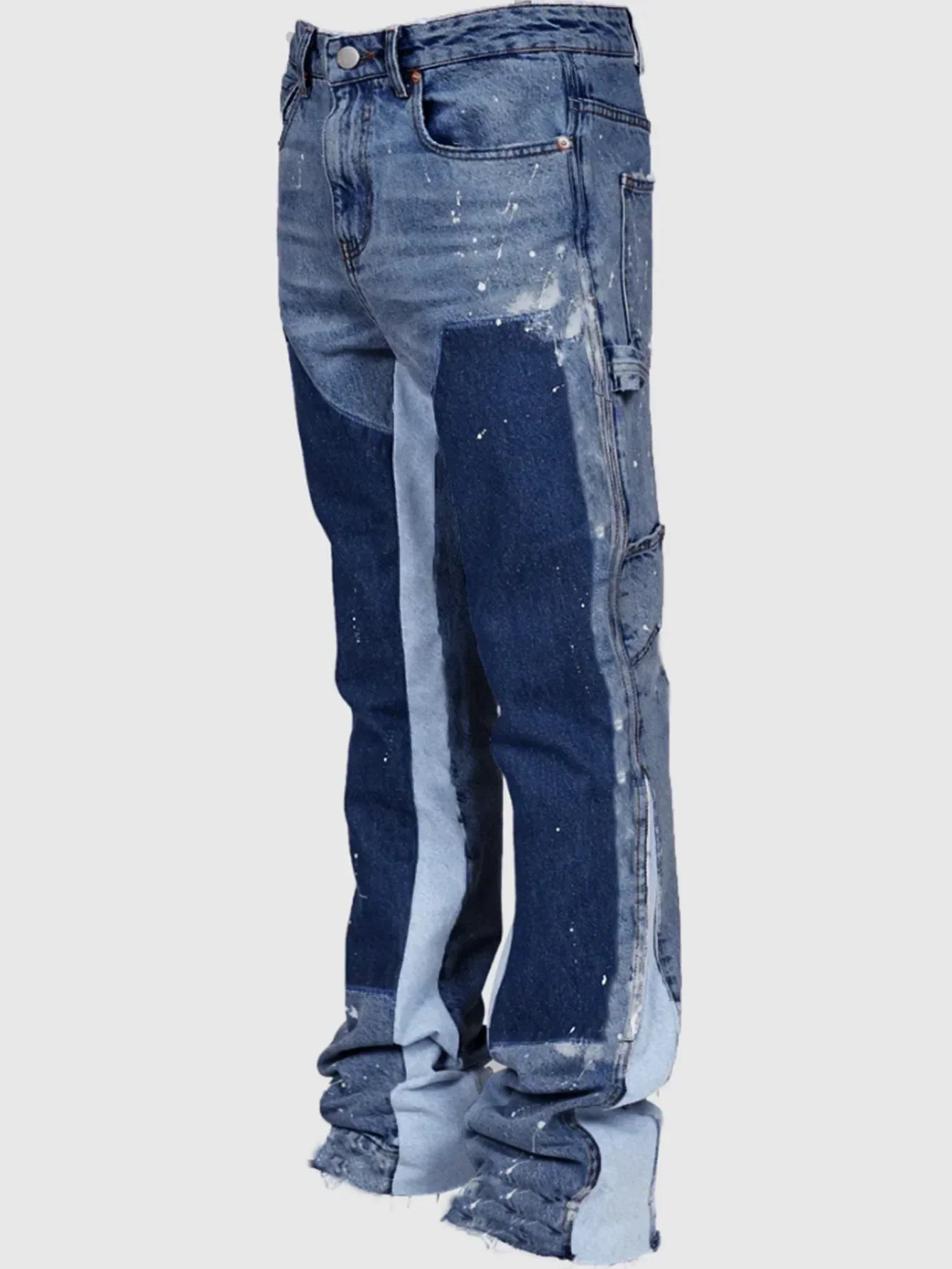 JACKY | WASHED PAINT FLARED JEANS