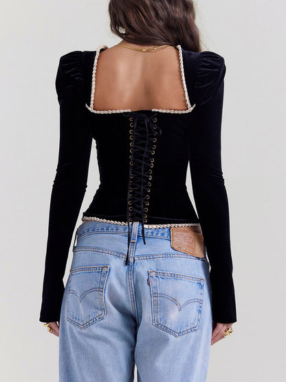 NINA | VELVET CORSET